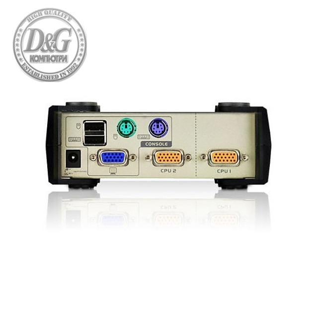 KVMP превключвател, ATEN CS82U, 2-портов, PS/2-USB VGA